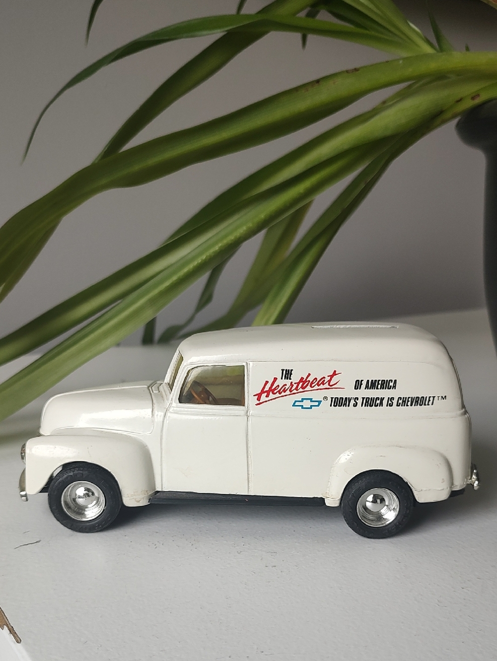 The Ertl Co. 1950 Chevrolet Panel Truck Die-Cast Metal Locking Coin Bank